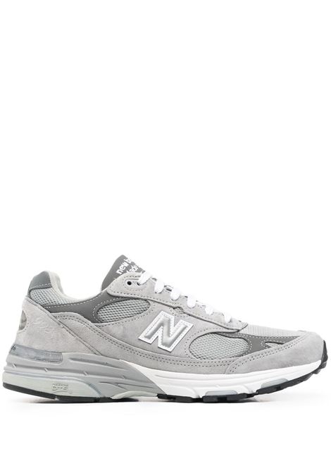 993 sneakers man grey in leather  NEW BALANCE | NBMR993GL